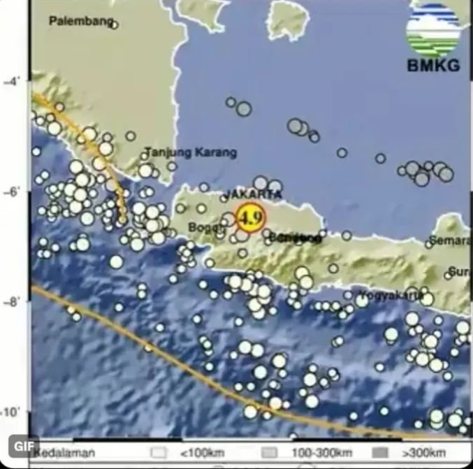 Gempa Magnitudo 4,9 Guncang Bekasi, BPBD Karawang Imbau Warga Tetap Waspada