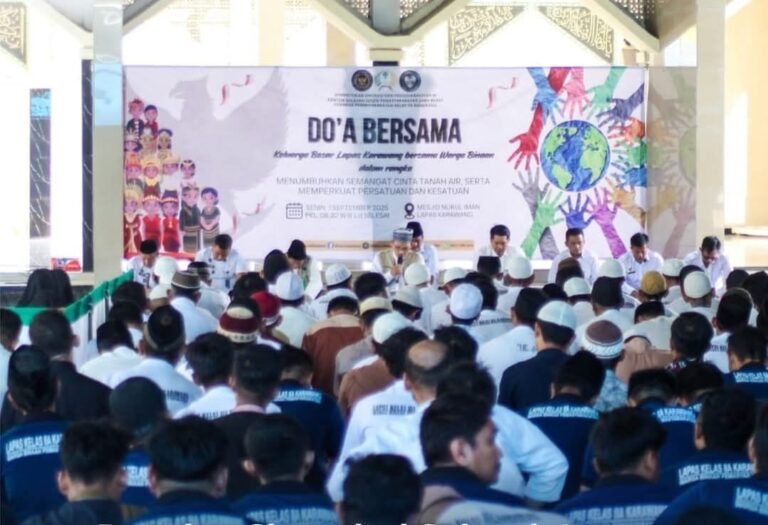 Lapas Karawang Gelar Doa Bersama Lintas Agama, Perkuat Persatuan dan Cinta Tanah Air