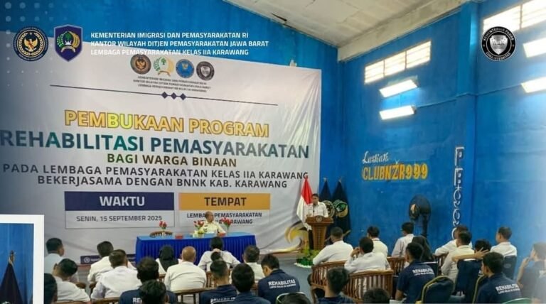 Sinergi Lapas Kelas IIA Karawang dan BNNK, Perangi Narkoba Lewat Program Rehabilitasi