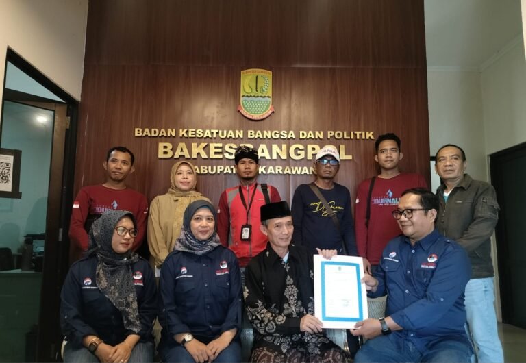 Kesbangpol Karawang Verifikasi IWOI, Dorong Peran Media Jaga Stabilitas Daerah