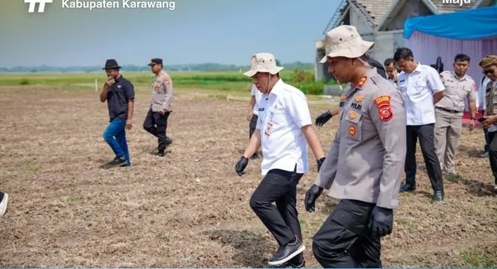 Pemkab Karawang dan Polri Gelar Penanaman Jagung Serentak Dukung Swasembada Pangan Nasional