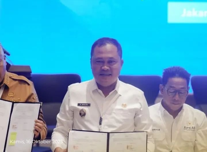 Wabup Karawang Hadiri Penandatanganan MoU Pendidikan Nasional di Jakarta