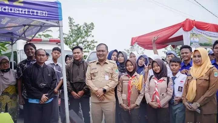 Dari Pelayanan ke Kepedulian: H. Maslani Tinjau Gebyar PATEN dan Temui Anak Disabilitas di Lemahabang