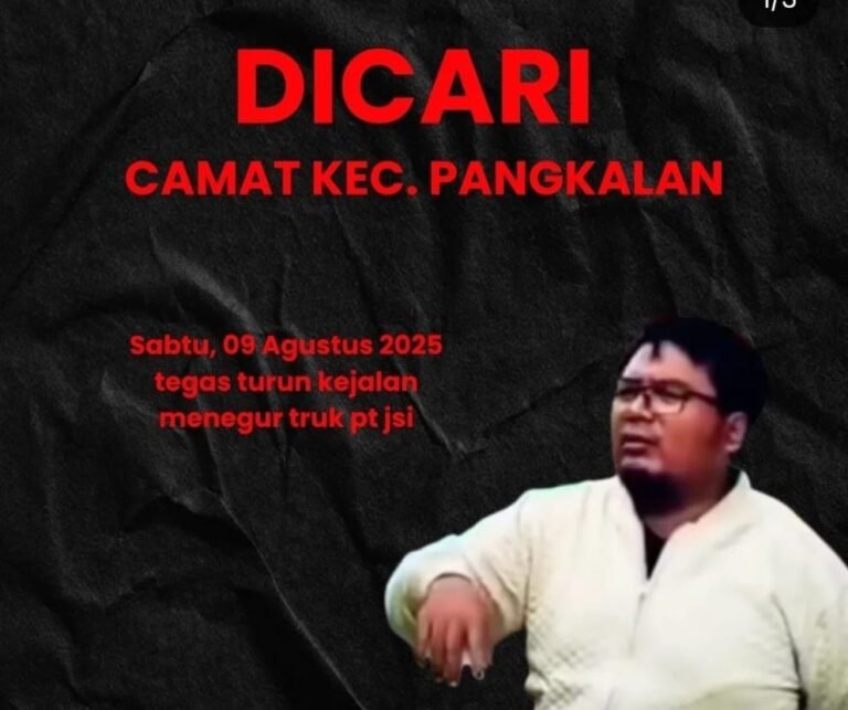 Setelah Viral Tegas, Kini Camat Pangkalan “Dicari” Warga Soal Truk PT Jui Shin