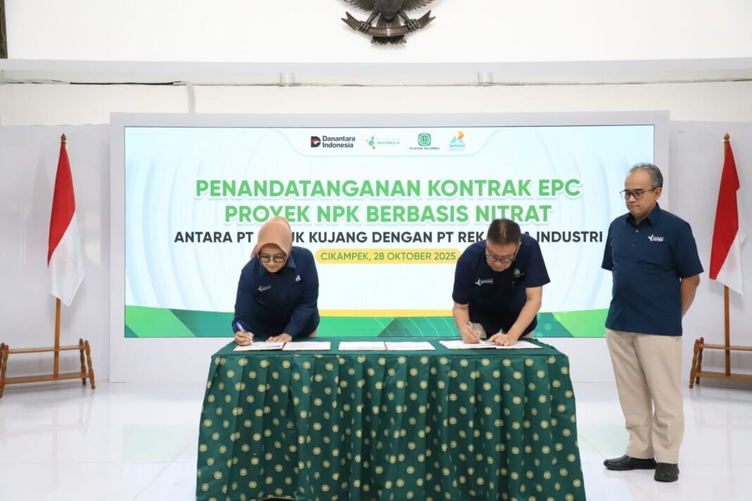 Pupuk Kujang Dorong Swasembada Pupuk, Bangun Pabrik NPK Nitrat Pertama di Indonesia