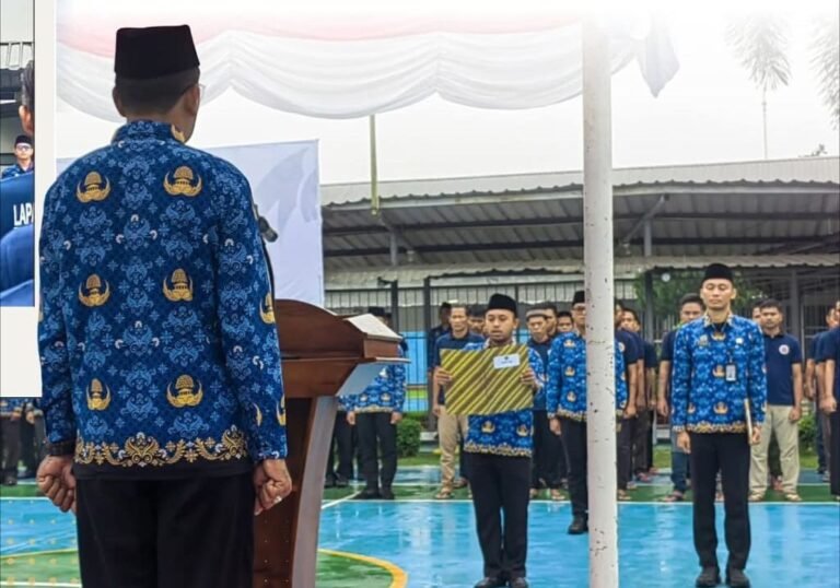 Lapas Kelas IIA Karawang Peringati Hari Sumpah Pemuda ke-97 dengan Upacara Bendera Khidmat
