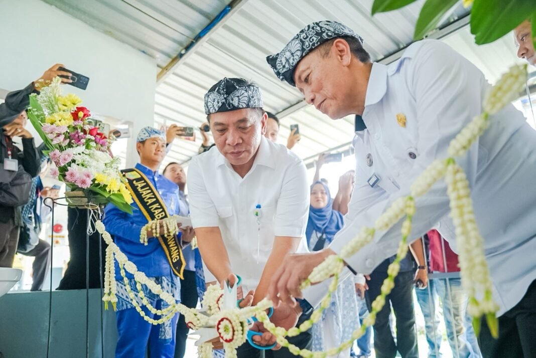 Peresmian Laundry Gratis di Lapas Karawang Ditutup dengan Peninjauan dan Ramah Tamah Pejabat