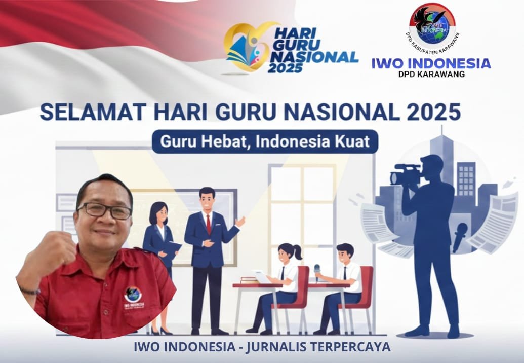 Hari Guru Nasional 2025, IWOI Karawang Beri Penghargaan pada Peran Guru dan Pemerintah Daerah