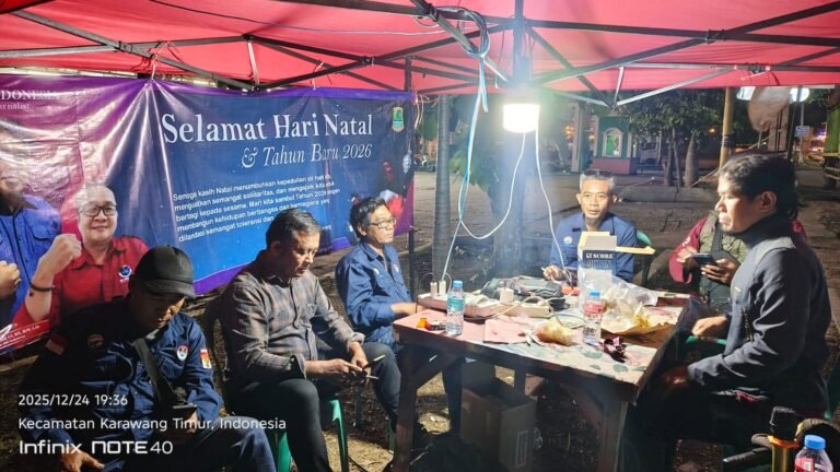 Pos Jaga Liputan IWO Indonesia Karawang Siap Kawal Informasi Publik Selama Nataru 2025–2026