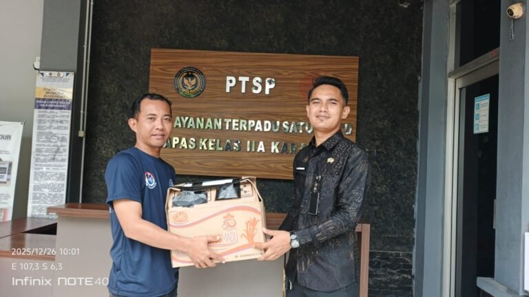 Kalapas Karawang Salurkan Kopi Janji Bui dan Roti Hawarna untuk Posko Jaga Liputan IWOI