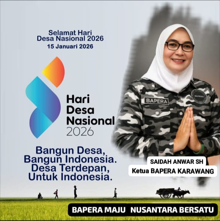 Peringati Hari Desa Nasional 2026, Ketua BAPERA Karawang Ajak Perkuat Peran Desa