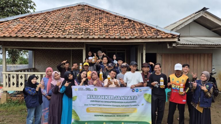 Gema Tangkas: Mahasiswa KKN UNSIKA Taringgul Tengah Sukses Inovasi Fungisida Nabati dari Rempah Dapur
