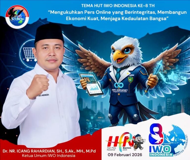 IWO Indonesia Peringati HUT ke-8 dengan Tema Pers Berintegritas dan Ekonomi Kuat