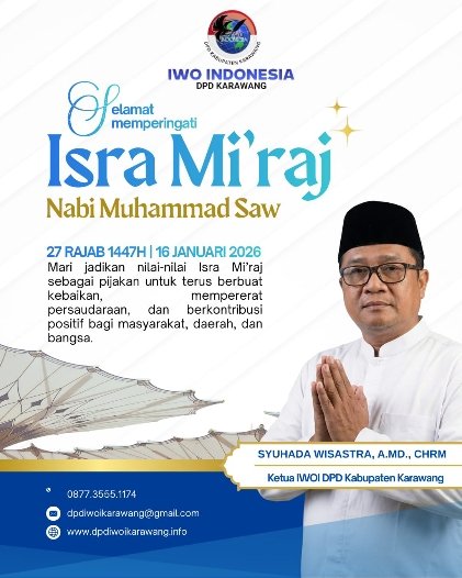 IWO Indonesia DPD Karawang Jadikan Isra Mi’raj 1447 H Pengingat Etika dan Amanah Jurnalisme