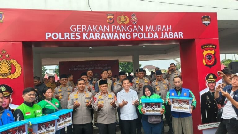 Gerakan Pangan Murah Polres Karawang Jadi Langkah Stabilkan Harga Kebutuhan Pokok