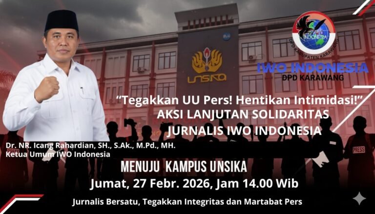 Ketua Umum IWOI Serukan Aksi Lanjutan 27 Februari di Kampus UNSIKA, Tuntut Permintaan Maaf Rektor