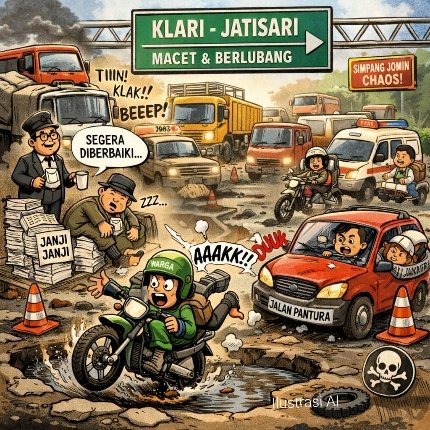 Lubang di Sepanjang Pantura Klari–Jatisari, Siapa Bertanggung Jawab atas Korban?