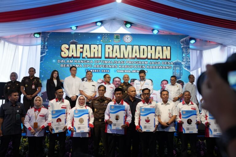 Program Jaga Desa Diperkuat, JAM-Intel Hadiri Konsolidasi Abpednas di Karawang