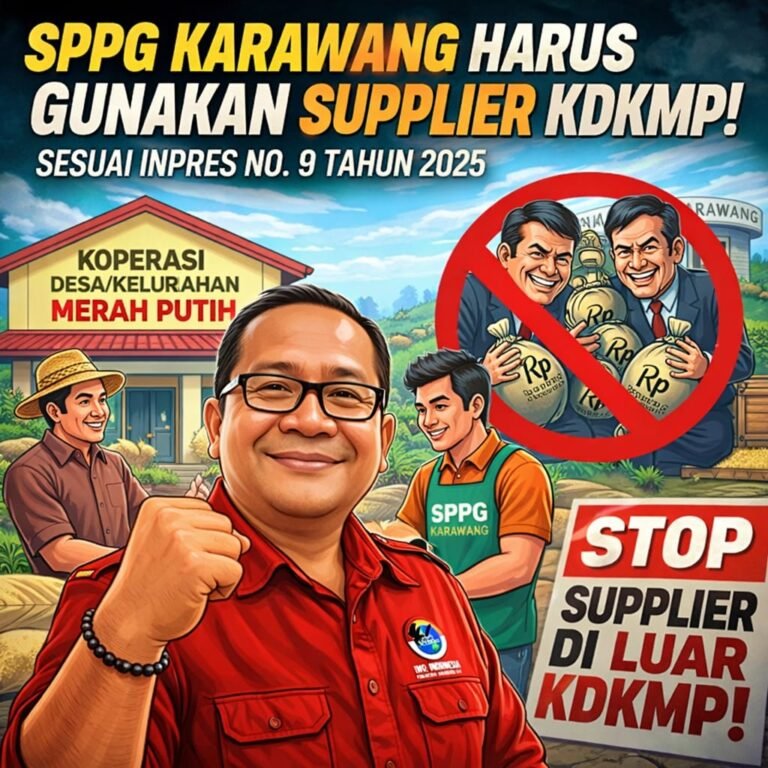Kangkangi Inpres, IWOI Karawang Bongkar Dugaan SPPG Abaikan KDKMP dalam Program MBG