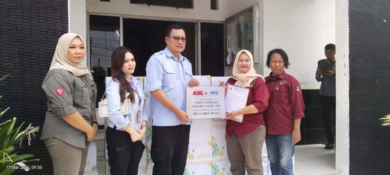 KIIC Salurkan 2.218 Paket Sembako untuk 7 Desa di Karawang Jelang Lebaran 2026