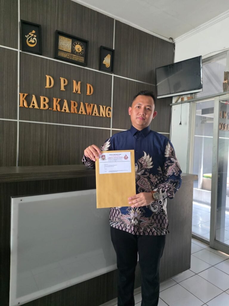 LBH Laskar NKRI Resmi Laporkan Kades Sumurkondang ke Bupati Karawang dan DPMD
