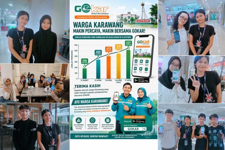 GOKAR Buka Peluang Kerja Driver di Karawang, Download Aplikasinya Sekarang