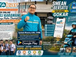 SMEAN ( SMKN 2 ) Bersatu Dukung GOKAR, Banggakan Karya Anak Karawang