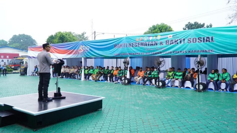 GOKAR dan Polres Karawang Bersinergi Layani Masyarakat pada Hari Bhayangkara ke-80