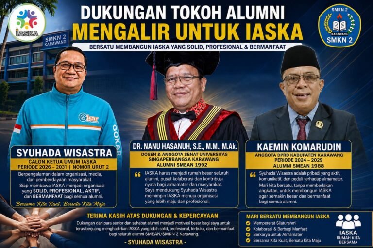 Jelang Pemilihan Ketua Umum IASKA, Dukungan Dr. Nanu Hasanuh dan Kaemin Komarudin Mengalir untuk Syuhada Wisastra