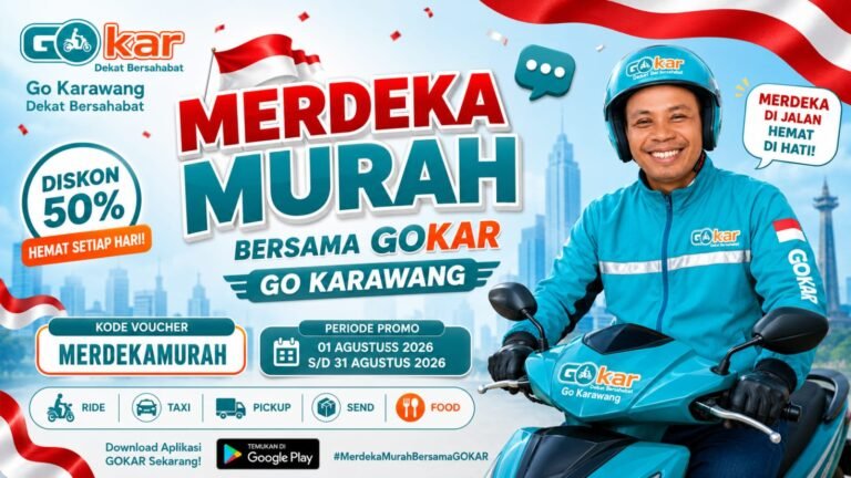 GOKAR Karawang Hadirkan Promo MerdekaMurah Diskon 50 Persen