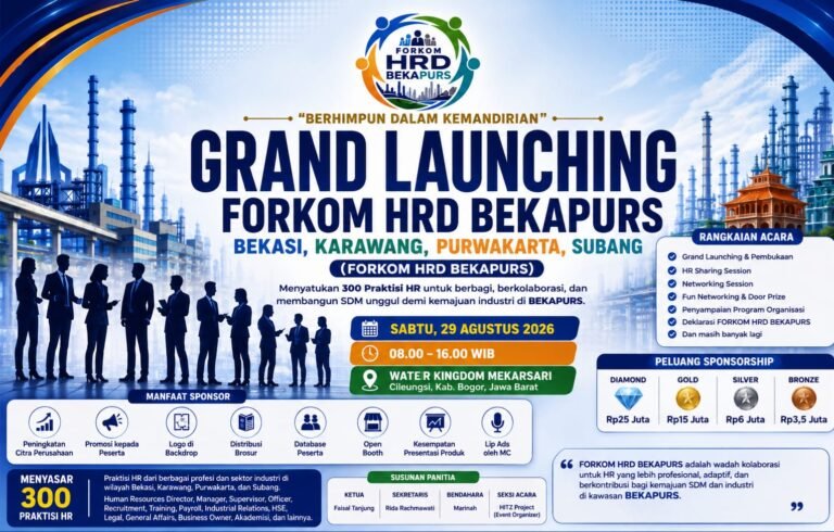 Dr. Yosminaldi: FORKOM HRD BEKAPURS Jadi Rumah Bersama Praktisi HR dan Penggerak Pengembangan SDM