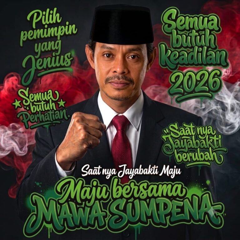 Ribuan Warga Antar Mawa Sumpena Mendaftar sebagai Calon Kades Jayabakti