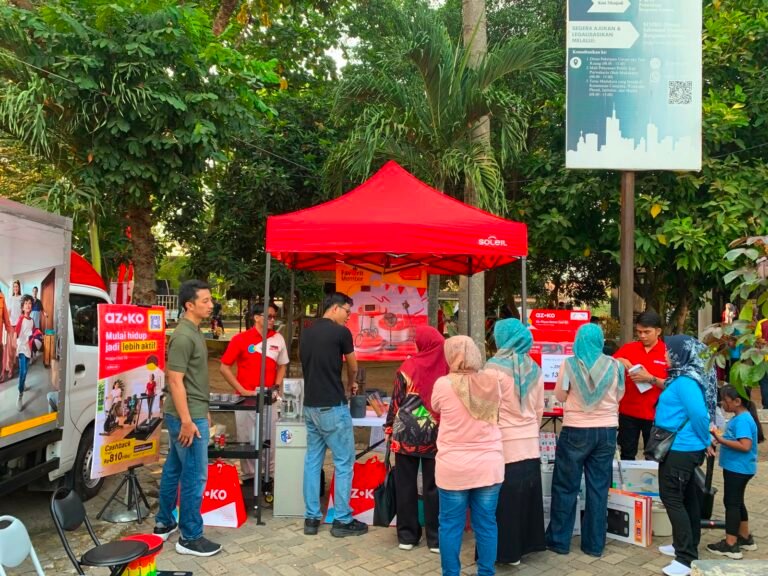 AZKO Purwakarta Kenalkan Minuman Sehat Saat Peringatan Harganas Campaka Purwakarta