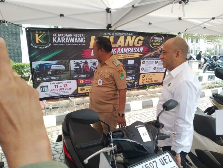 Lelang Kejari Karawang: Barang Sitaan Mulai Rp9 Ribu hingga Rp212 Juta