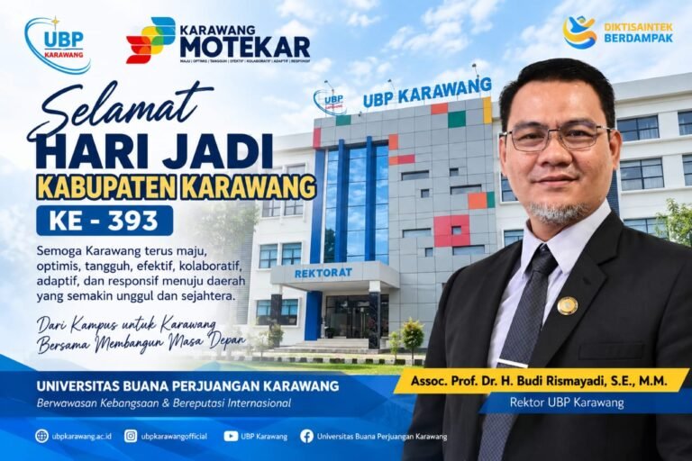 Hari Jadi Kabupaten Karawang ke-393, Rektor UBP: Karawang Harus Semakin Maju dan Berdaya Saing